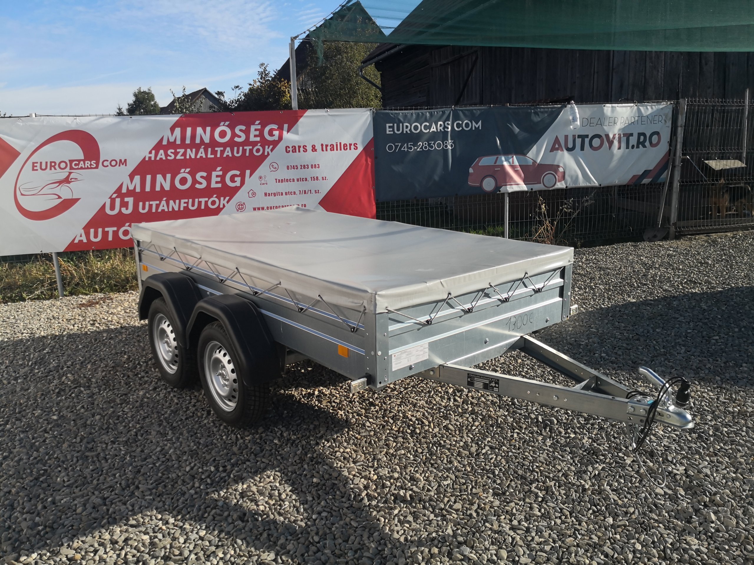 Cu prelată de acoperire 245×130